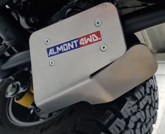 Protección amortiguadores traseros 6mm Ford Bronco Wildtrak Badlands 2023->